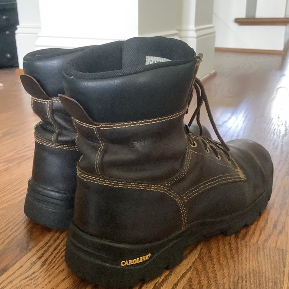 Carolina Men's Rugged Leather Work Boot Size 12 - Picture 2 of 16